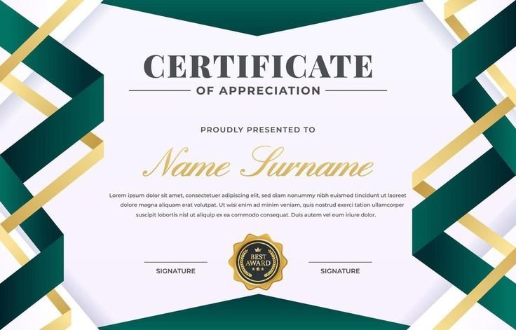 Certificate Design